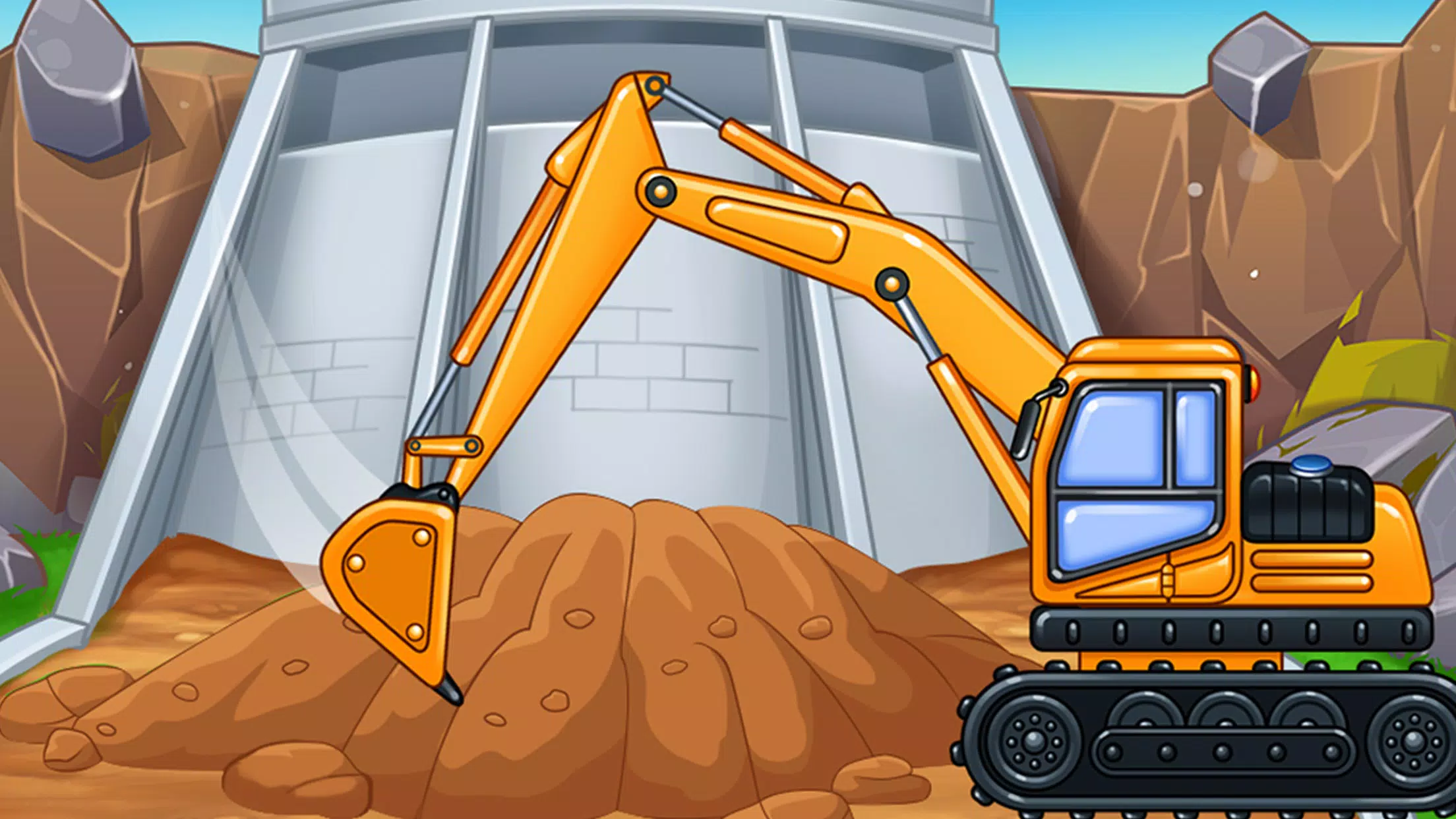 Construction Truck Kids Games स्क्रीनशॉट 1