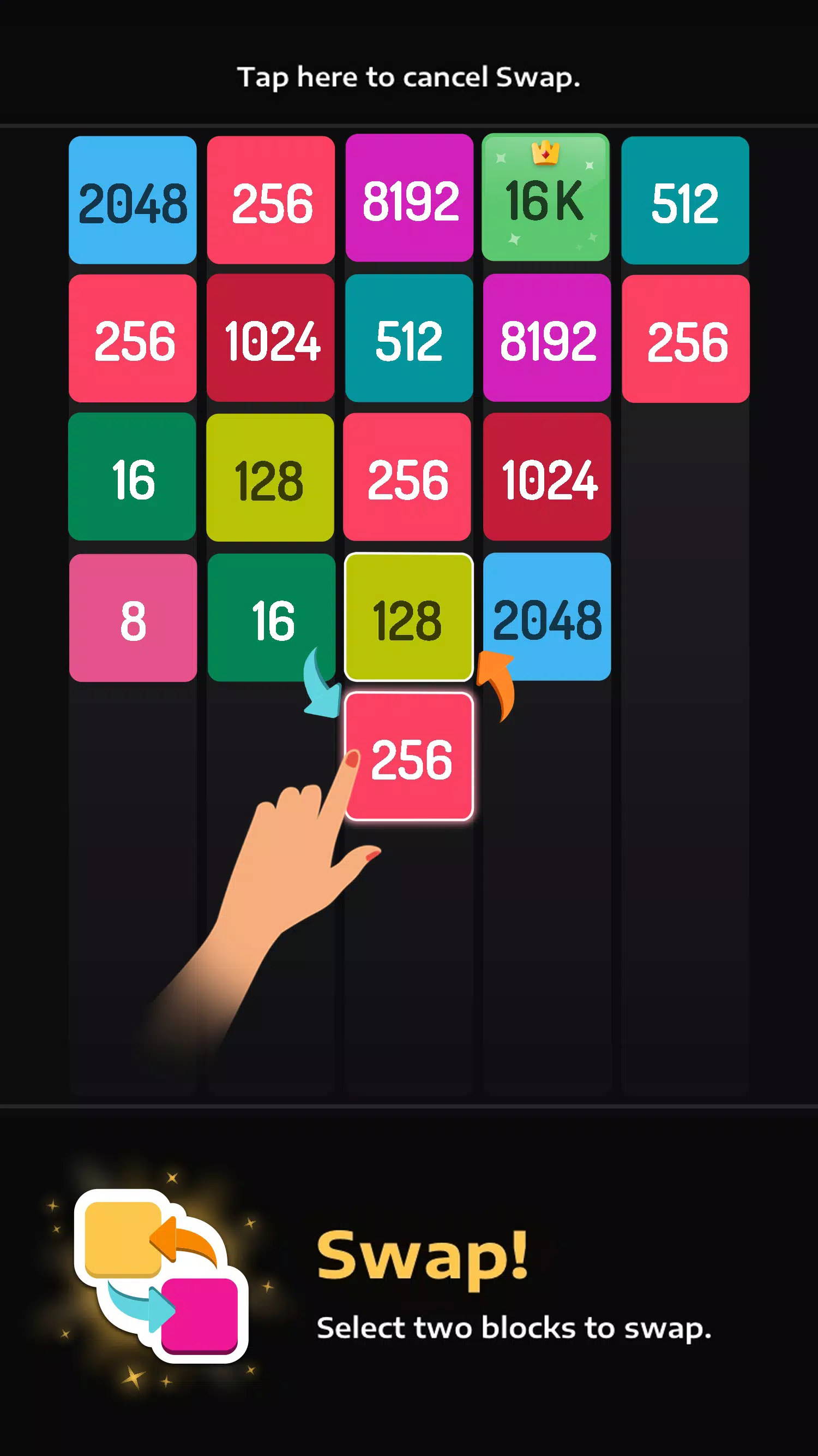 2048 Merge Games - M2 Blocks Captura de pantalla 4