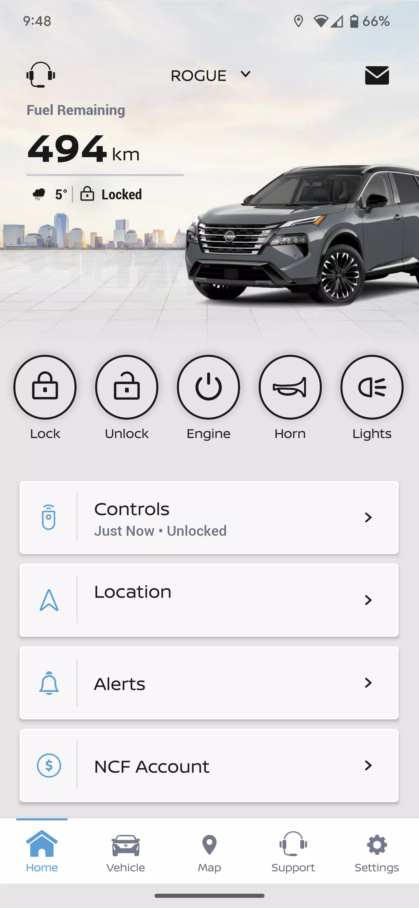 MyNISSAN Canada Captura de pantalla 2