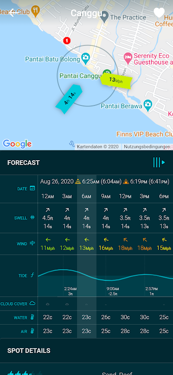 Spotadvisor Surf Forecast Скриншот 2