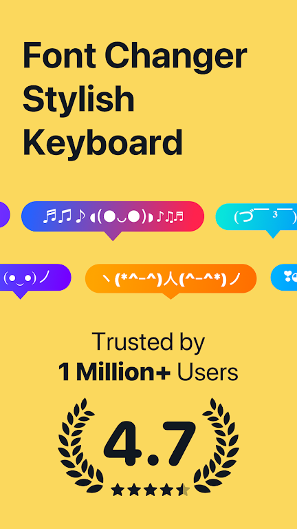 Fonts app keyboard & Changer Ảnh chụp màn hình 1
