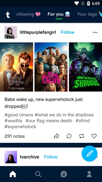 Tumblr — фандом, арт, хаос Скриншот 3