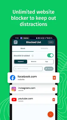 BlockerX: Porn Blocker/ NotFap Ekran Görüntüsü 4