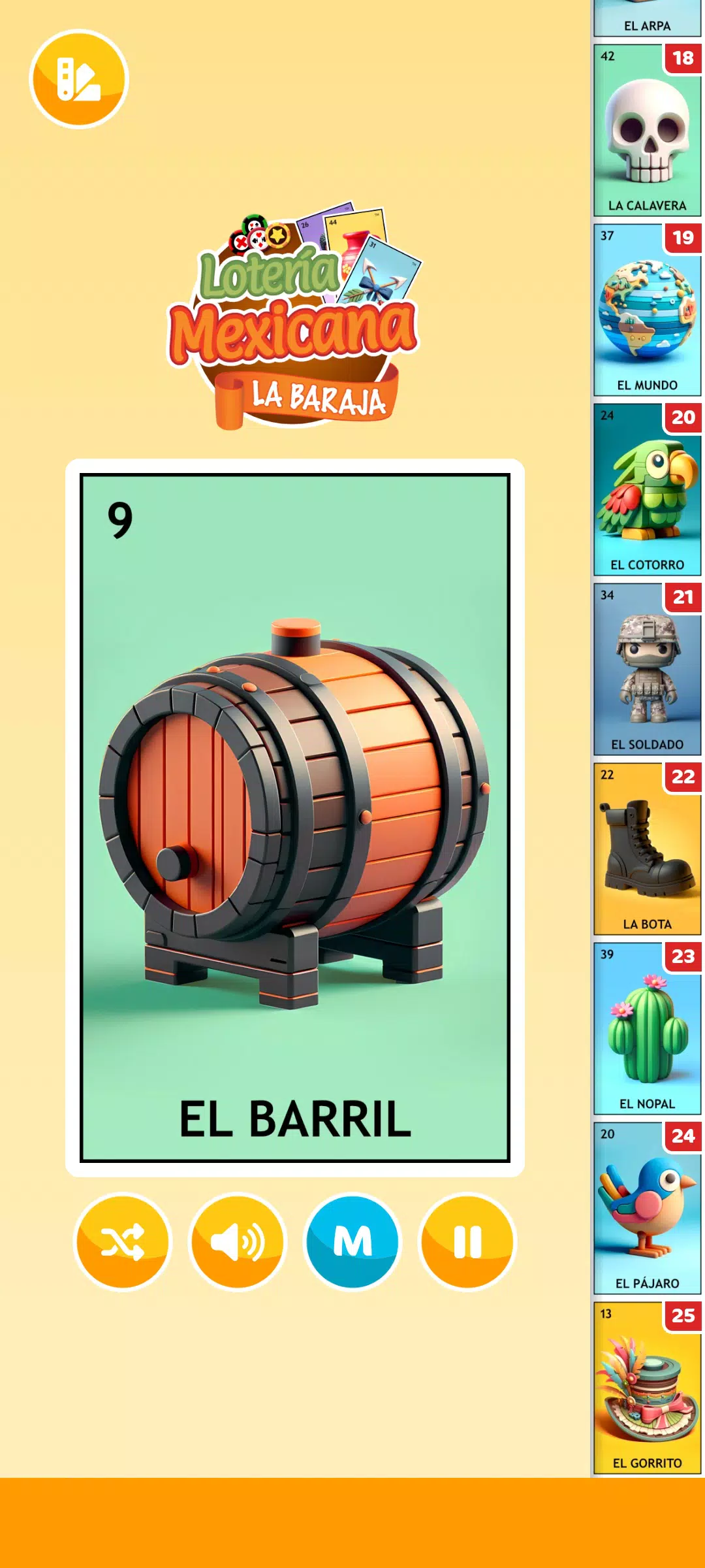 Lotería Mexicana - La Baraja應用截圖第2張