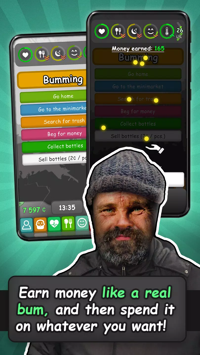 Homeless: Life Simulator Zrzut ekranu 1