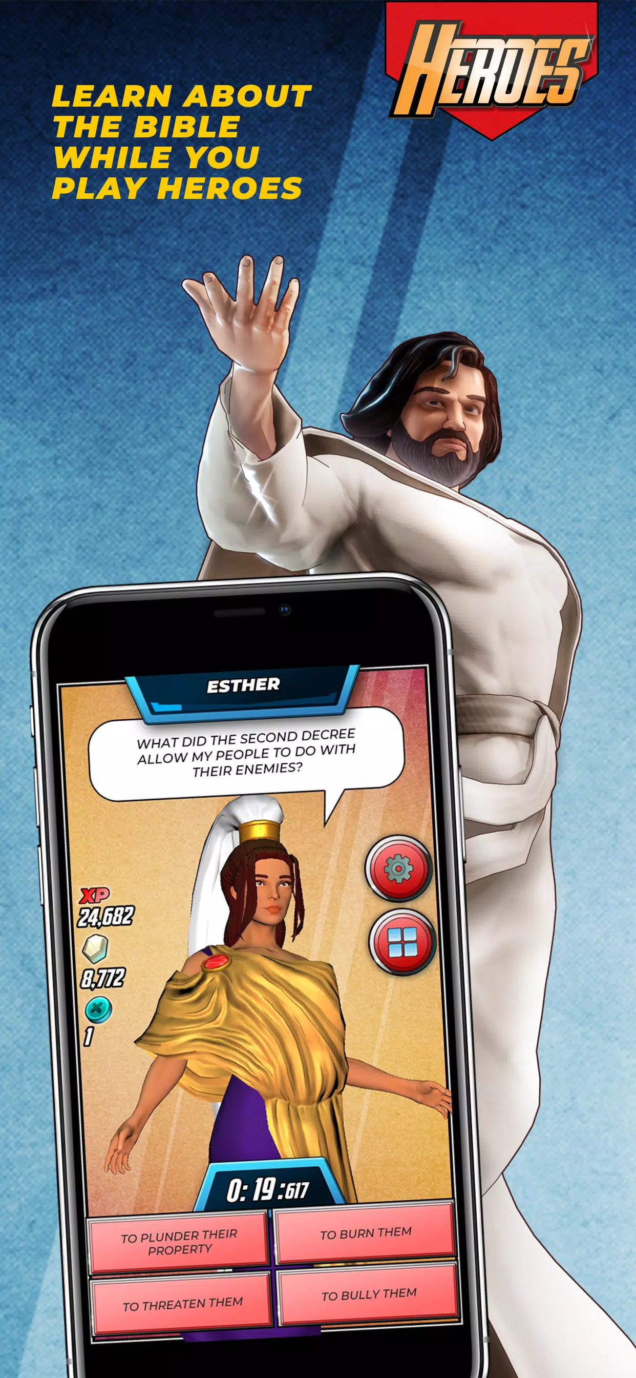 Bible Trivia Game: Heroes Screenshot 2