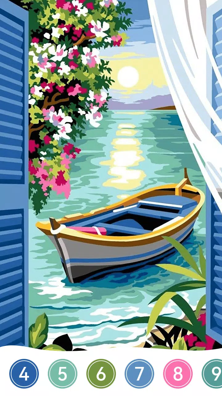 Tap Color by Number - Coloring Скриншот 2