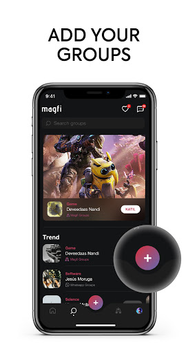 Magfi: WhatsApp & Telegram Groups Screenshot 1
