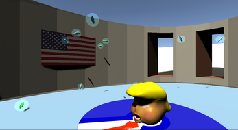 tossAR - Augmented Reality Trump ဖန်သားပြင်ဓာတ်ပုံ 1