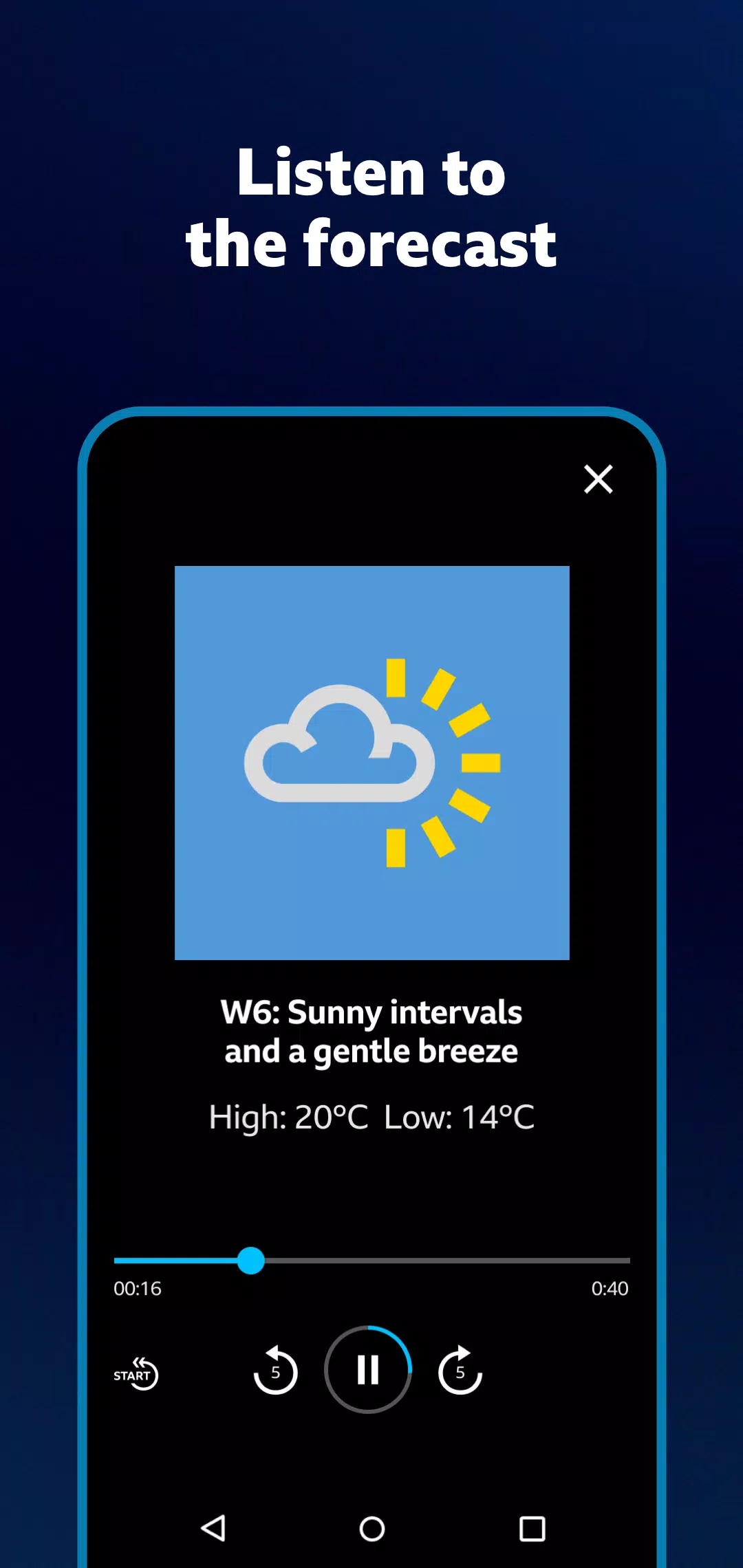 BBC Weather Скриншот 3