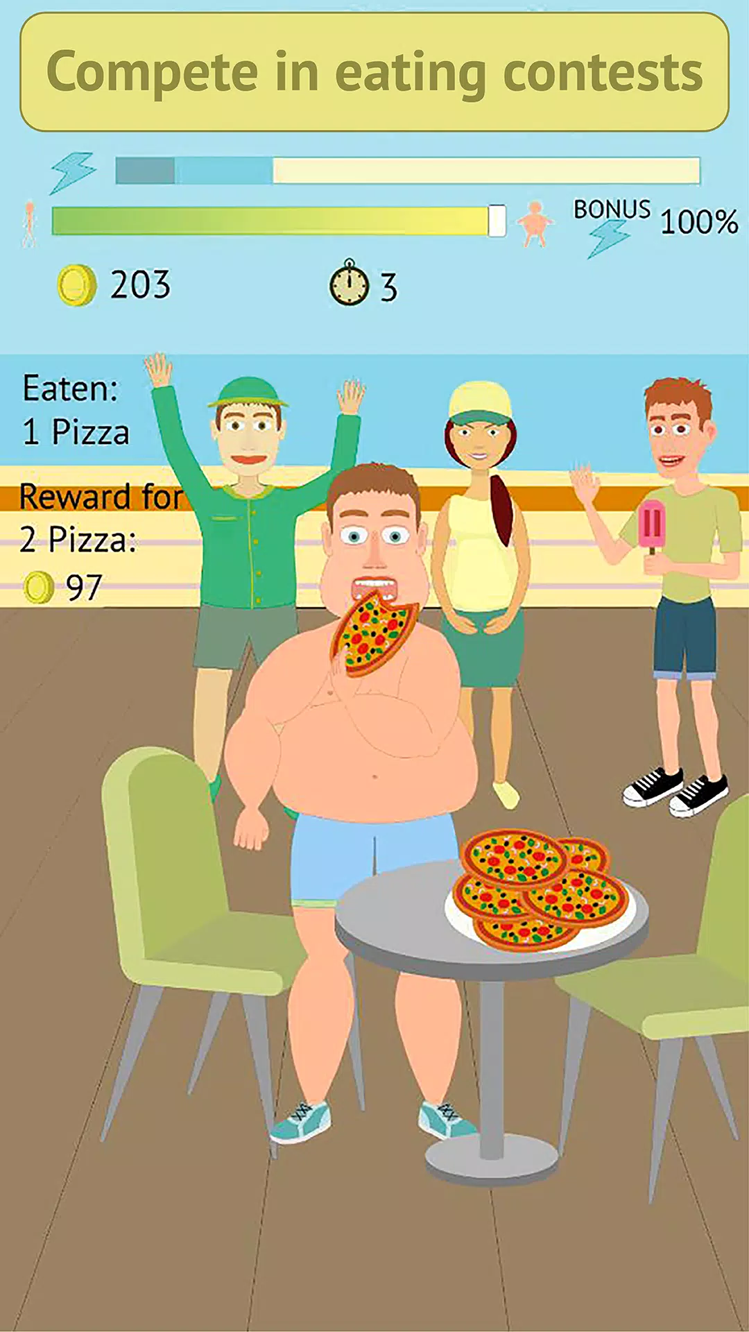 Eat and Run Clicker スクリーンショット 3