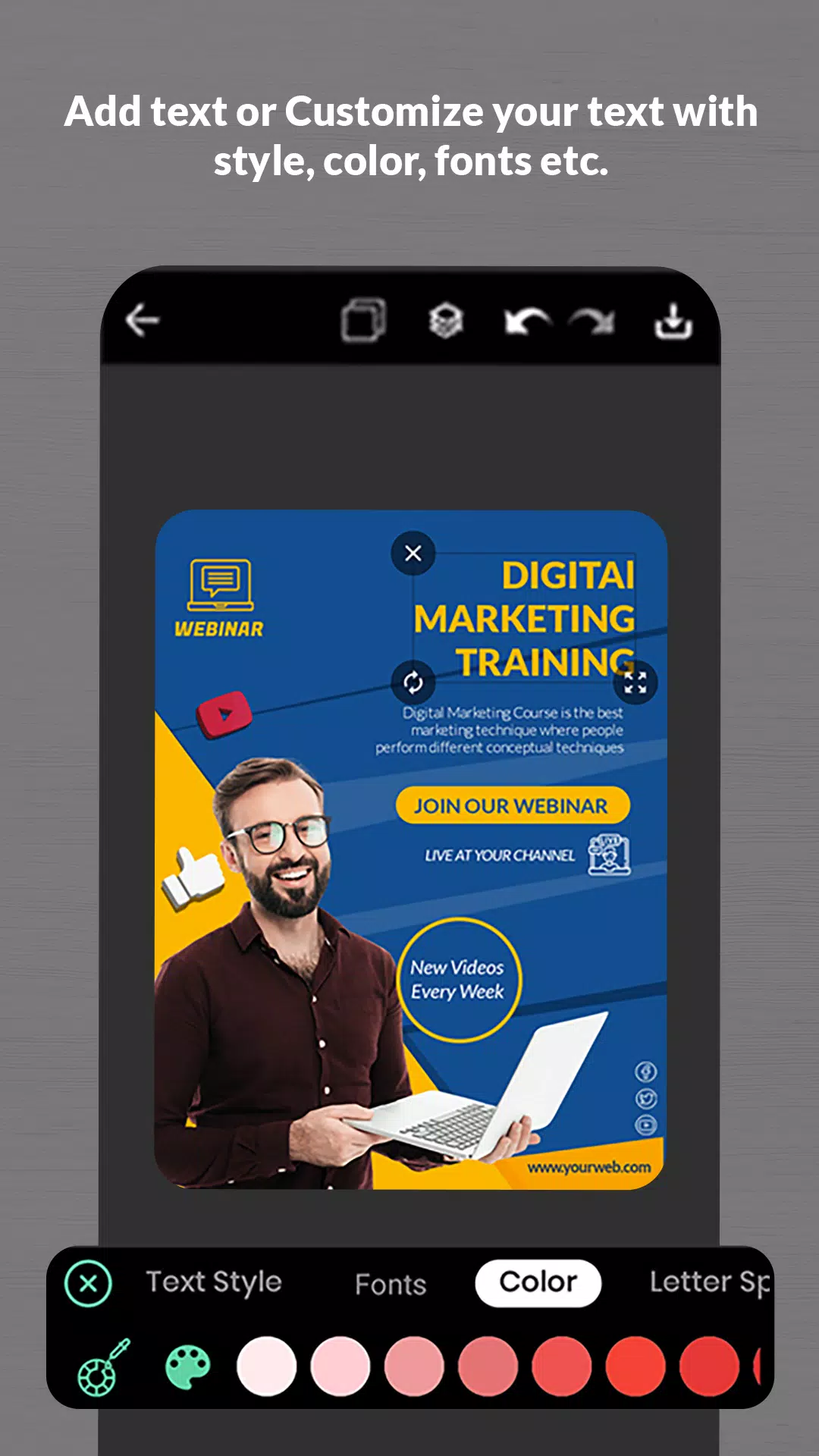 Flyer Maker, Poster Maker Скриншот 4