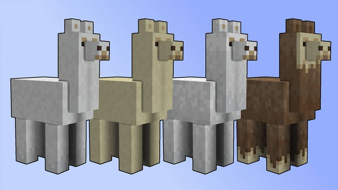 Minecraft 羊駝毛色變異展示