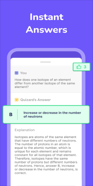 Quizard AI - Scan and Solve Mod Apk ဖန်သားပြင်ဓာတ်ပုံ 2