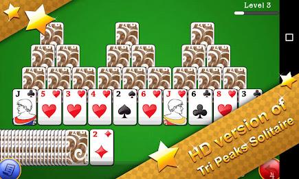 Classic Tri Peaks Solitaire Скриншот 1