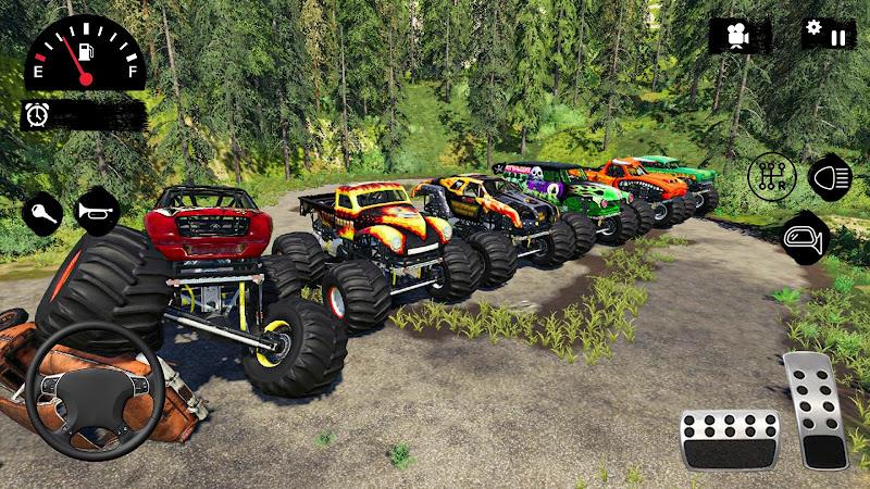 Schermata Hillock Monster Truck Driving 4