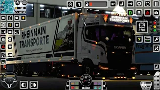 Euro Truck Driving Games 3D स्क्रीनशॉट 4