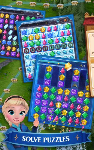 Disney Frozen Free Fall Games Скриншот 1