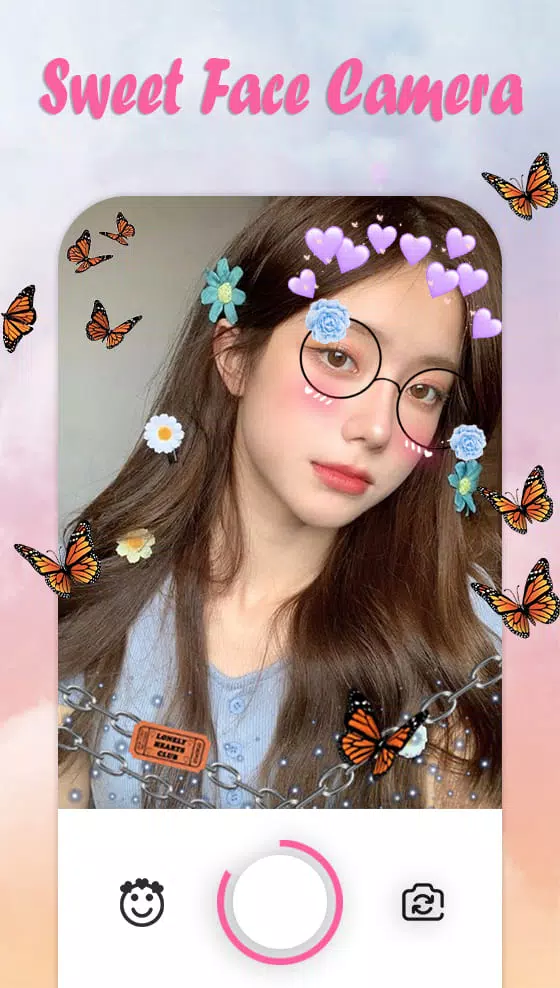 Sweet Face Camera - Live Face Скриншот 1