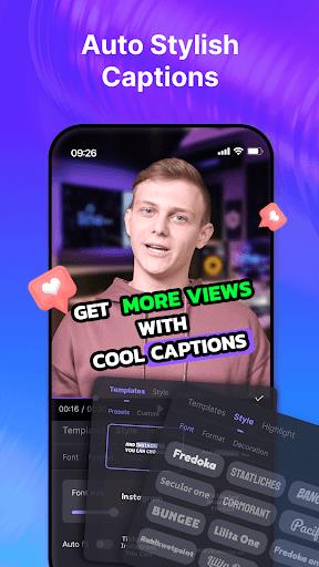 Blink Captions by Vozo AI Captura de pantalla 2