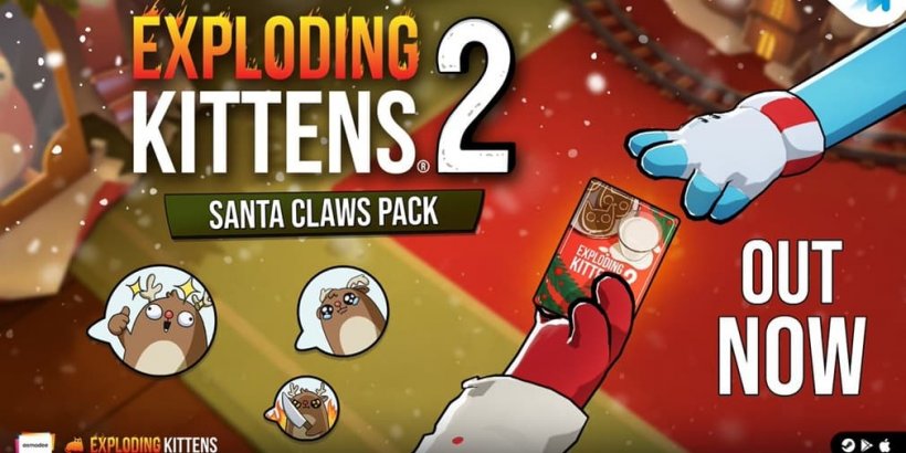 Ang pagsabog ng mga kuting 2 ay nagdaragdag ng maligaya na pagpapalawak ng Santa Claws