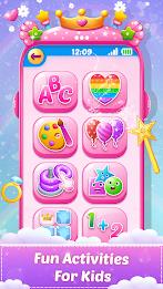 Princess Baby Phone Kids Game Tangkapan skrin 1