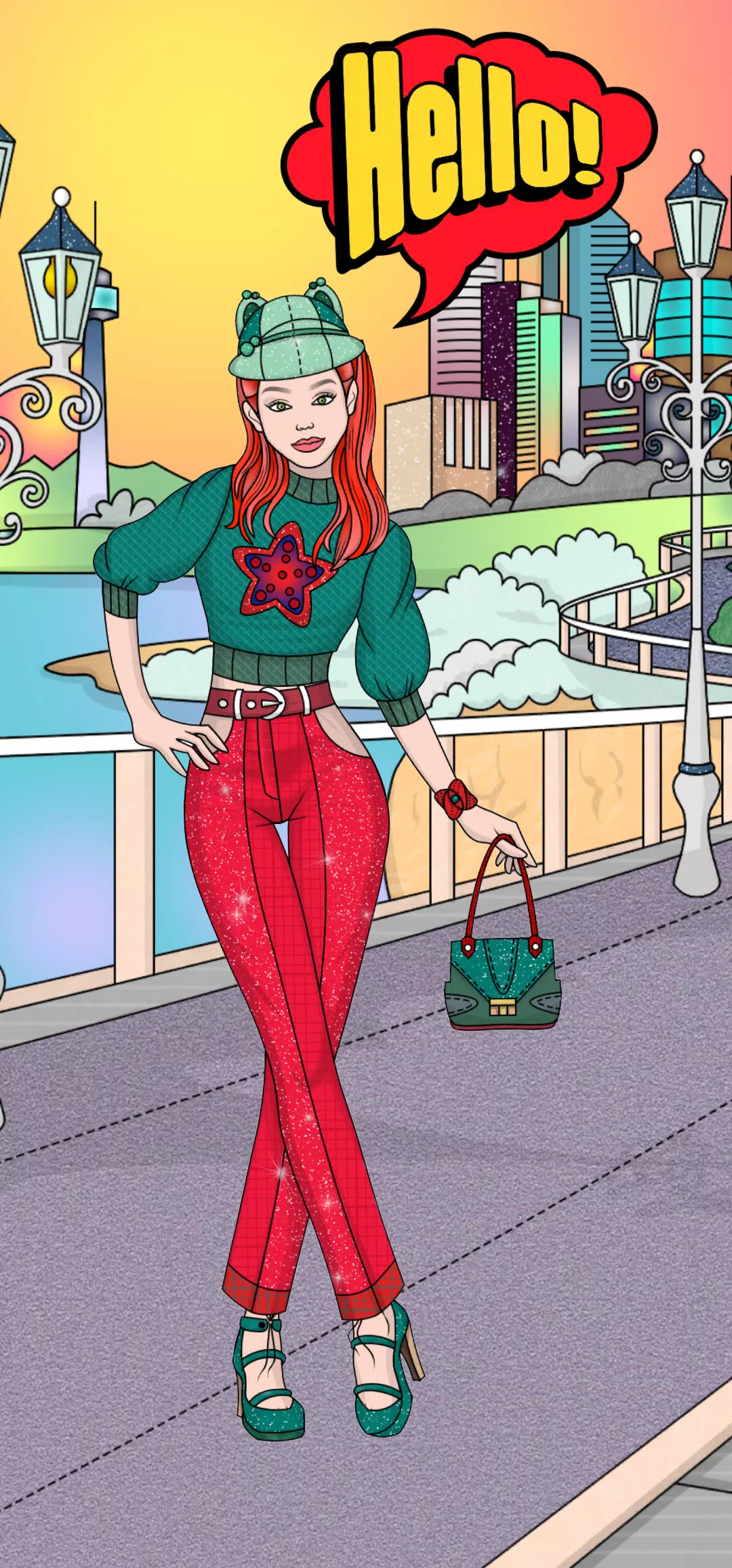 Dress Up Games & Coloring Book Скриншот 2