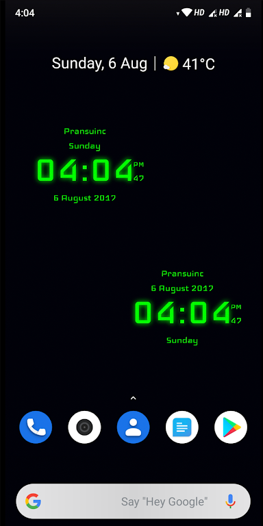 Digital Clock スクリーンショット 1