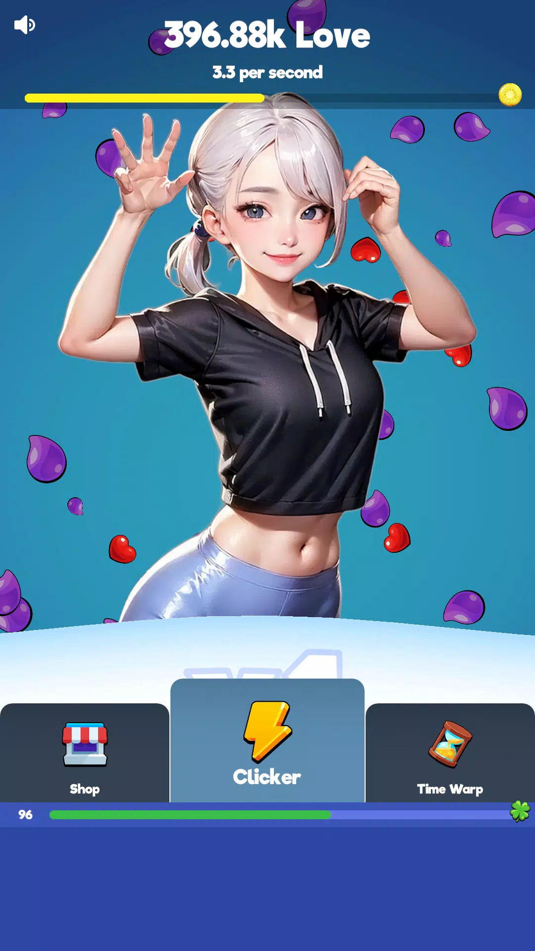 Sexy touch girls: idle clicker ภาพหน้าจอ 2