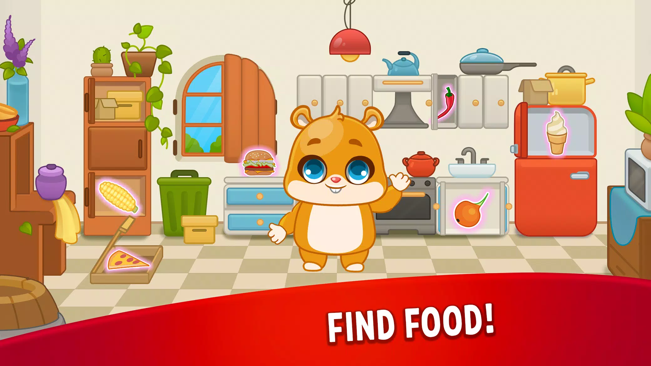 Hamster House: Kids Mini Games ဖန်သားပြင်ဓာတ်ပုံ 3