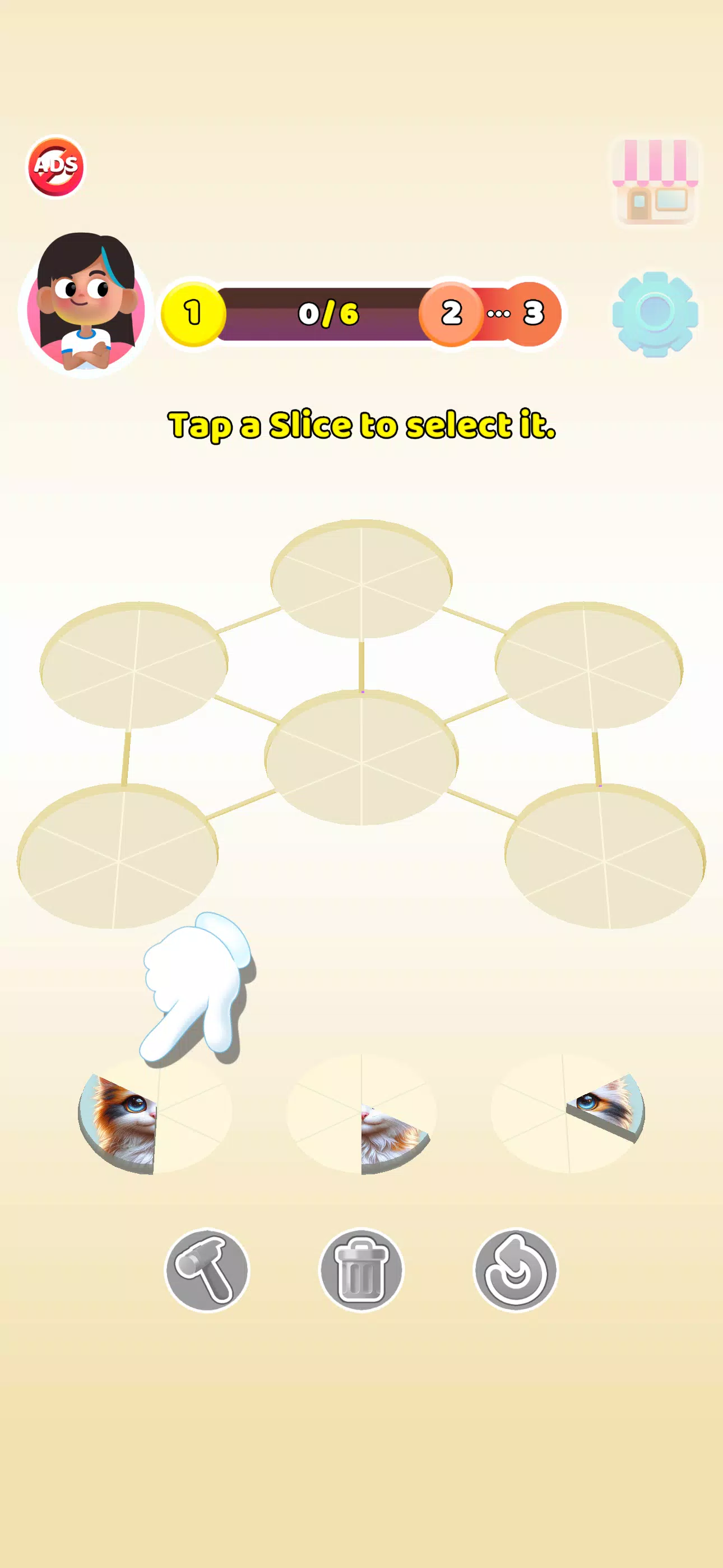 Mia’s Slices: Art Puzzle Game Скриншот 4