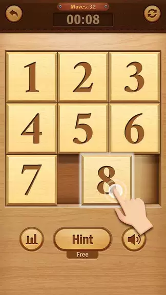 Number Puzzle - Sliding Puzzle Schermafbeelding 1