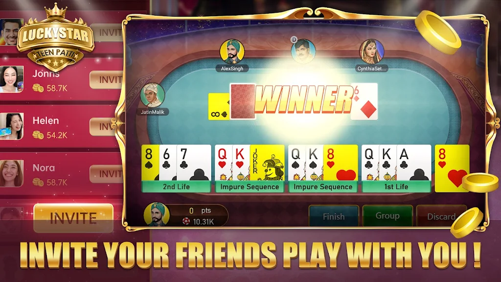 TeenPatti LuckyStar Captura de pantalla 2