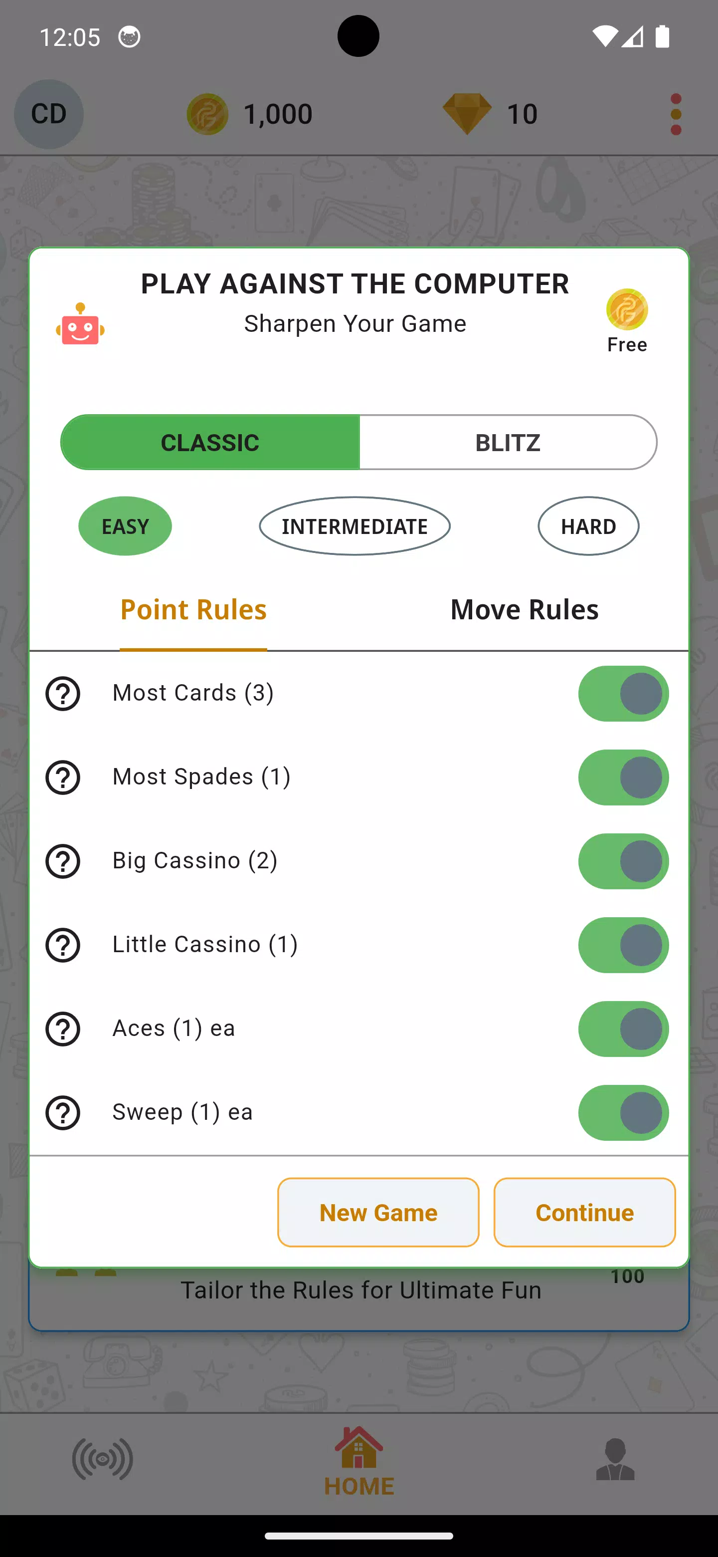 Pocket Cassino Скриншот 2
