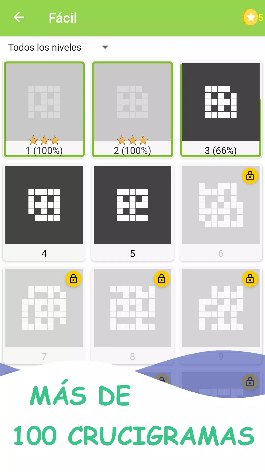 Crucigrama en español スクリーンショット 3