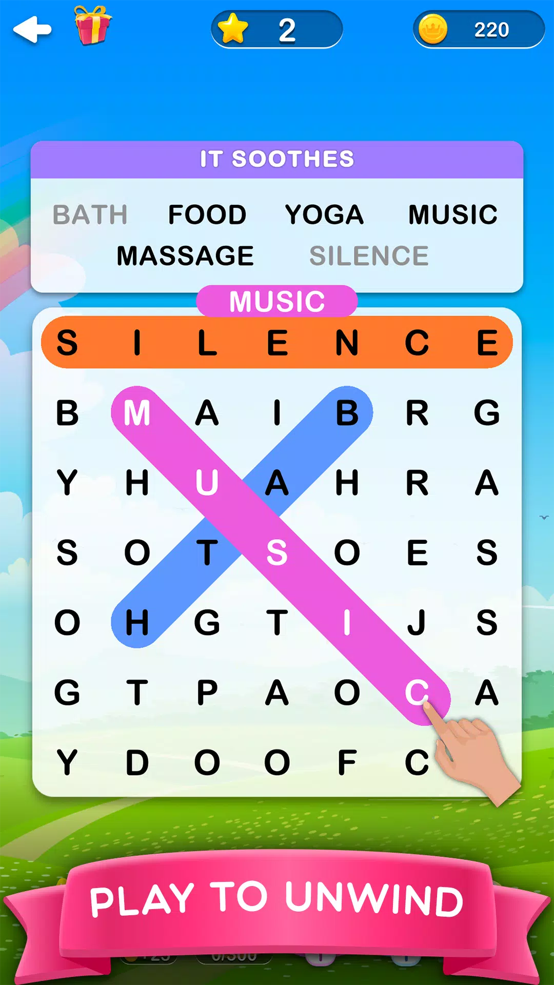 Word Search 2 Скриншот 1