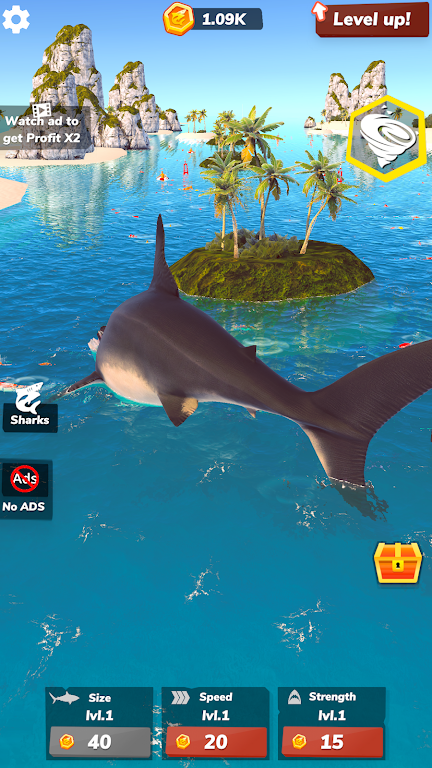 Idle Shark 2-Mega Tycoon Game應用截圖第3張
