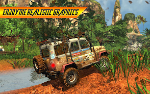 Offroad Jeep Driving Simulator Скриншот 1