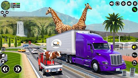 Animal Transport Truck Driving স্ক্রিনশট 3