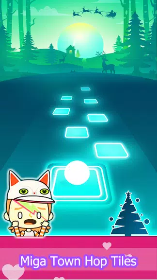 Miga Town Dancing Hop Tiles Скриншот 1
