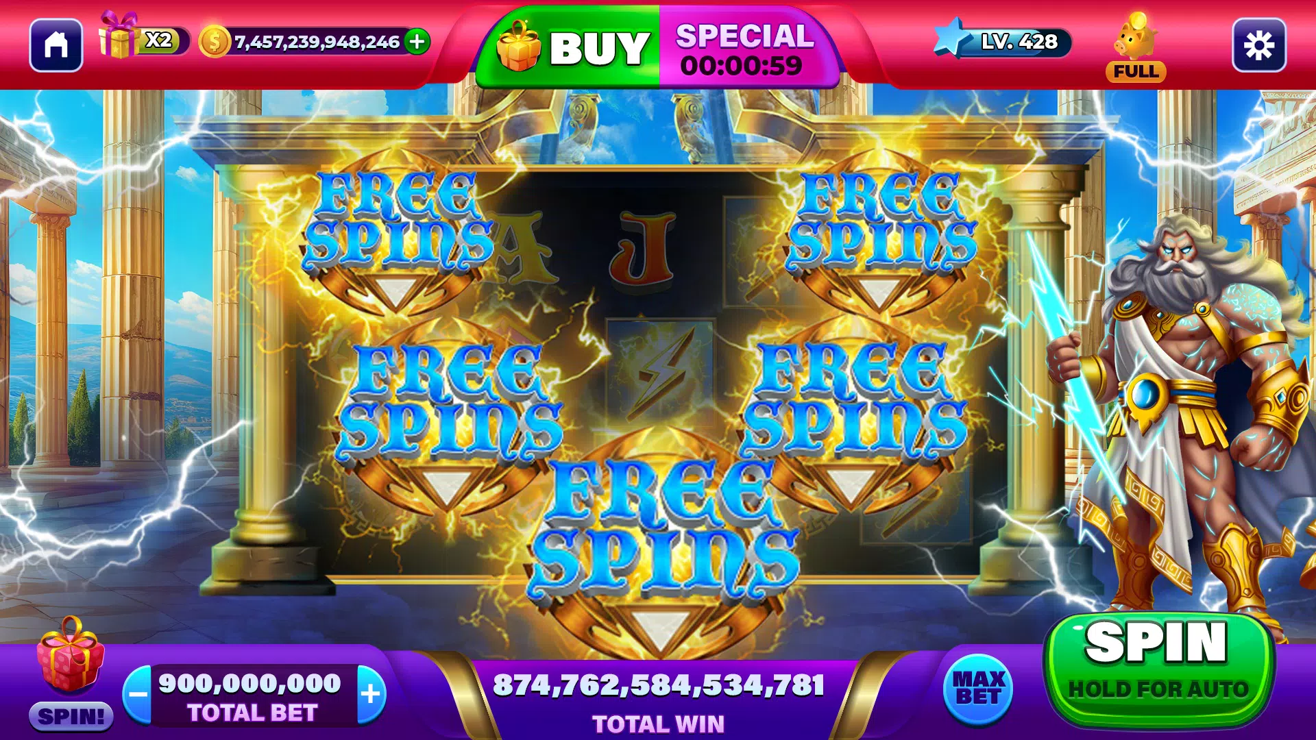 Clover Slots Epic Casino Games Скриншот 2