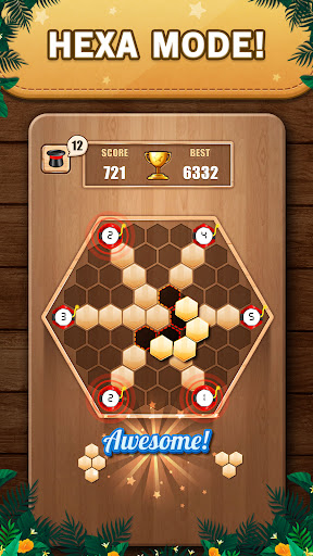 Wooden 100 Block Puzzle Game應用截圖第2張