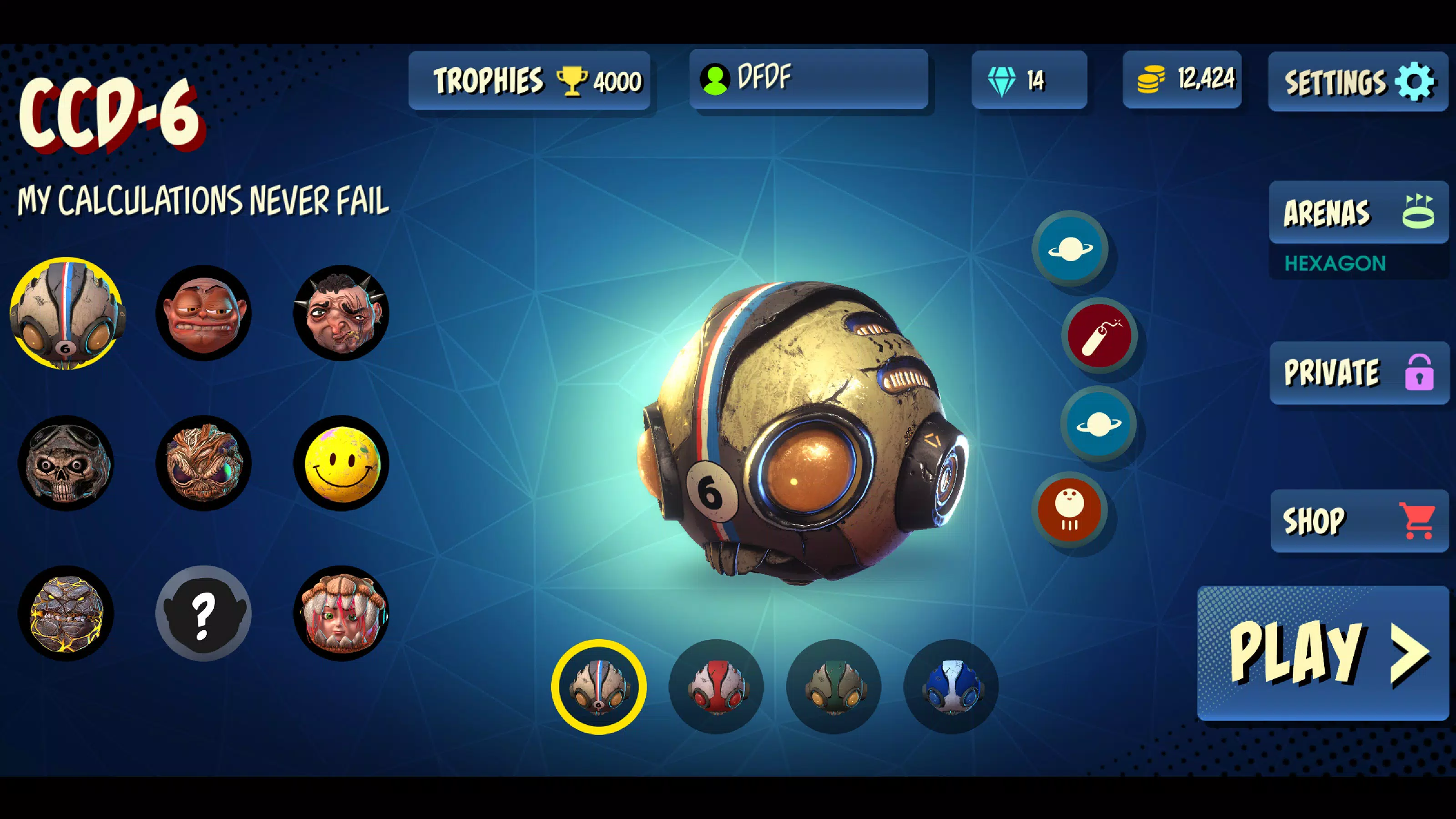 Rolling Heads Скриншот 3