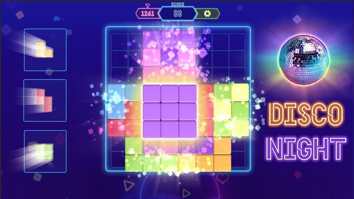 Block Neon 3D : Disco Puzzle Screenshot 2