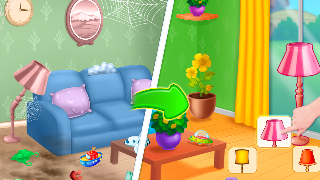 Home cleaning game for girls應用截圖第3張