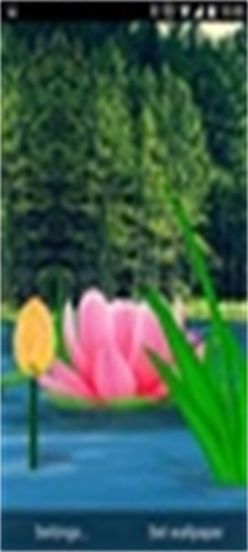 Flower Live Wallpaper 3D スクリーンショット 2