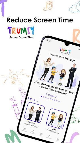 Schermata Trumsy: Reduce Screen Time App 1