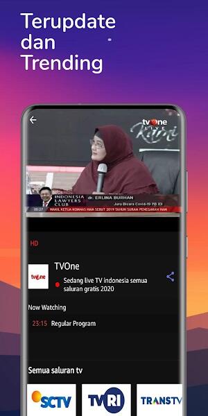 TV Indonesia Скриншот 1