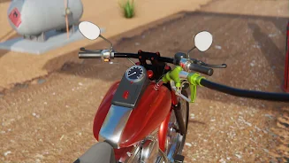 Motorcycle Long Road Trip Game Captura de tela 4