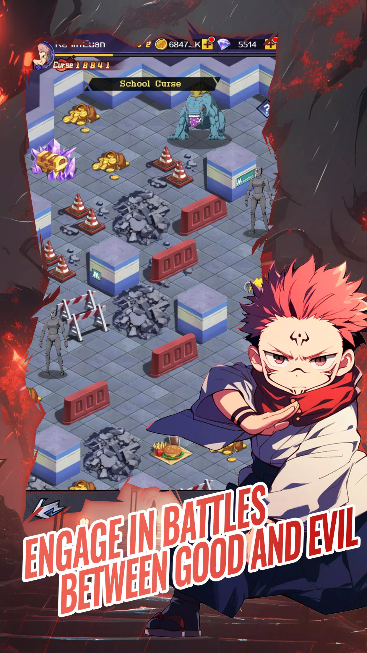Jujutsu Masters: Cursed Rivals Captura de pantalla 3